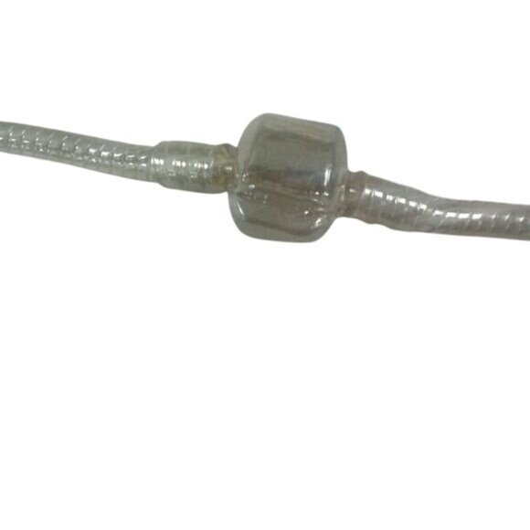 Euro style charm bracelet Santa Claus Beads Silvertone Red Green Christmas - Picture 4 of 4